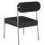 Carly Boucle Fabric & Faux Leather Dining Chair