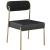 Carly Boucle Fabric & Faux Leather Dining Chair