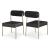 Carly Boucle Fabric & Faux Leather Dining Chair