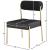 Carly Boucle Fabric & Faux Leather Dining Chair