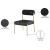 Carly Boucle Fabric & Faux Leather Dining Chair