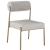 Carly Boucle Fabric & Faux Leather Dining Chair