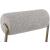 Carly Boucle Fabric & Faux Leather Dining Chair