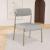 Carly Boucle Fabric & Faux Leather Dining Chair