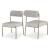 Carly Boucle Fabric & Faux Leather Dining Chair