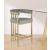 Marcello Counter Stool with Brushed Brass Frame