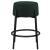 Avalon Boucle Fabric Counter Stool with Matte Black Iron Frame
