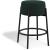 Avalon Boucle Fabric Counter Stool with Matte Black Iron Frame