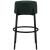 Avalon Boucle Fabric Bar Stool with Matte Black Iron Frame