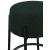 Avalon Boucle Fabric Bar Stool with Matte Black Iron Frame