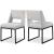 Jayce Boucle Fabric Dining Chair with Matte Black Iron Base
