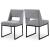 Jayce Boucle Fabric Dining Chair with Matte Black Iron Base