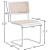 Kano Rattan Dining Chair with Powder Coated Metal Frame