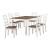 Weston Wood 7-Piece Pack Dinette Set