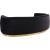 Julian Velvet Sofa with Gold Stainless Steel Base