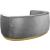 Julian Velvet Loveseat with Stainless Steel Base