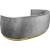 Julian Velvet Sofa with Stainless Steel Base