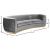 Julian Velvet Sofa with Stainless Steel Base