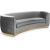 Julian Velvet Sofa with Stainless Steel Base