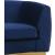 Julian Velvet Chair with Stainless Steel Base