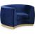 Julian Velvet Chair with Stainless Steel Base