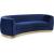 Julian Velvet Sofa with Stainless Steel Base