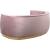 Julian Velvet Sofa with Stainless Steel Base