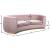 Julian Velvet Sofa with Gold Stainless Steel Base