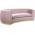 Julian Velvet Sofa with Stainless Steel Base