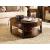 Sunset Valley Round Wood 1-Drawer Cocktail Table