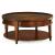 Sunset Valley Round Wood 1-Drawer Cocktail Table