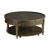 Sunset Valley Round Wood 1-Drawer Cocktail Table