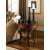 Sunset Valley Round Wood/Metal End Table