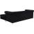 Damian Velvet Reversible Sectional