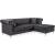 Damian Velvet Reversible Sectional