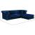 Damian Velvet Reversible Sectional
