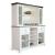 SM Carriage House Wood Buffet & Hutch w/4 Doors, 2 Drawers & 9 Wine Bottle Storage