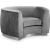 Julian Velvet Chair with Chrome Stainless Steel Base