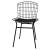 Madeline Leatherette Chair w/Seat Cushion 