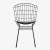 Madeline Leatherette Chair w/Seat Cushion 