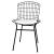 Madeline Leatherette Chair w/Seat Cushion 