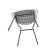 Madeline Leatherette Chair w/Seat Cushion 