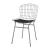 Madeline Leatherette Chair w/Seat Cushion 