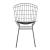 Madeline Leatherette Chair w/Seat Cushion 