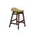 Space Savers 24-Inch Linen/Wood Counter Chair