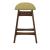 Space Savers 24-Inch Linen/Wood Counter Chair