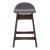 Space Savers 24-Inch Linen/Wood Counter Chair