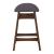 Space Savers 24-Inch Linen/Wood Counter Chair