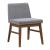 Space Savers Linen/Wood Side Chair
