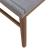 Space Savers Linen/Wood Side Chair